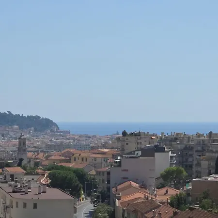 Le Balcon Azuréen - T2 Vue Et Clim Apartamento Niza